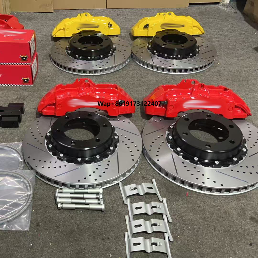 Forged Front Brake Caliper 4 Piston - Neues Modifikations-Bremsscheiben-Set mit 6-Kolben-Bremssätteln vorne und