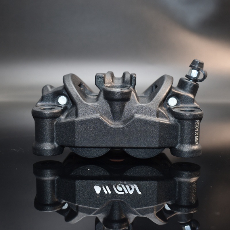 Forged Front Brake Caliper 4 Piston - Motorrad Nissin geschmiedeter Bremssattel, asymmetrischer 4-Kolben-Verriegelungspunkt