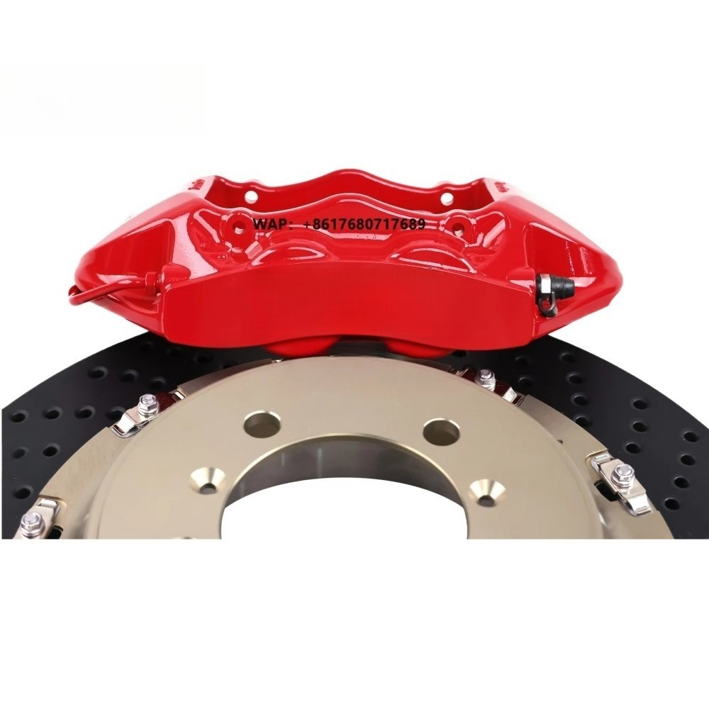 Forged Front Brake Caliper 4 Piston - Neue YXN6 Hochleistungs-Aluminiumlegierung Rennbremssattel-Kits Vorne Geschmiedet